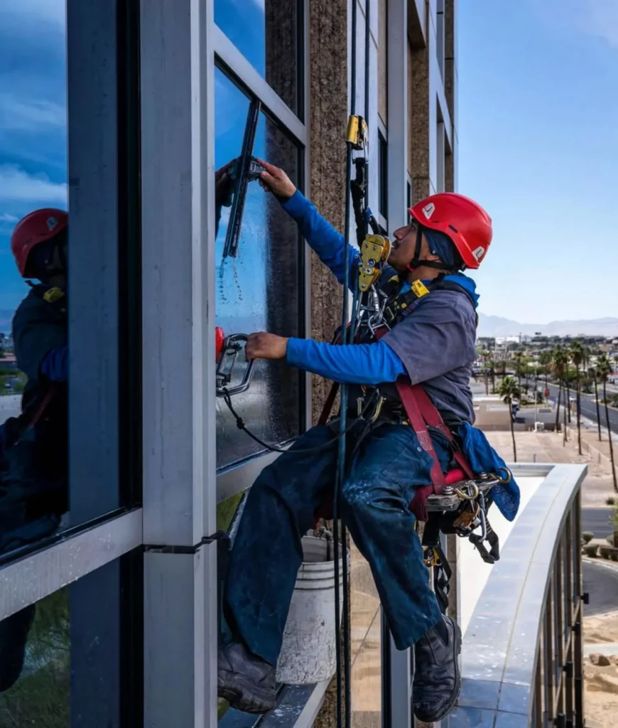 Touraine Filvert | Abseil Cleaning for Glass Facades Why Abseil Window Cleaning